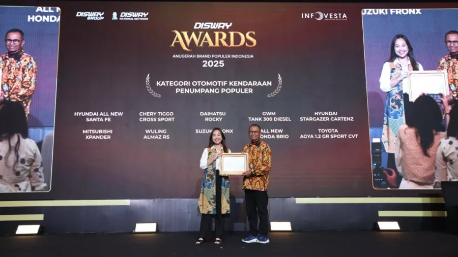 Honda Brio Tegaskan Posisi sebagai City Car Top of Mind di Indonesia Melalui Penghargaan Disway Awards 2025